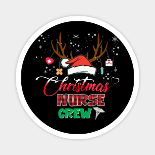Christmas Nurse Crew Magnet